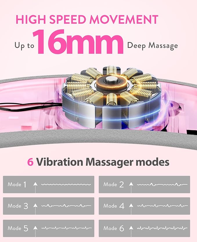 HerRelief Pro™ |  Menstrual Pain Relief Massager with heater (Pink)