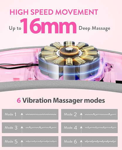 HerRelief Pro™ |  Menstrual Pain Relief Massager with heater (Pink)